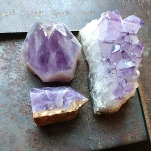 Mineral Bundle of Assorted Amethyst Specimens